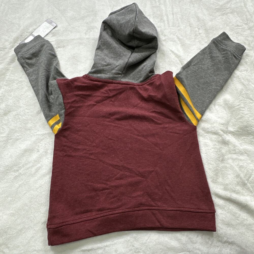 NFL Washington Commanders Pullover Hoodie Youth Girls Small 4 Sweatshirt Sparkle - Picture 8 of 10